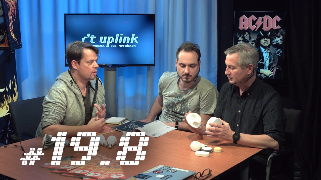 c't uplink 19.8: Server-Power on Demand, Smarte Lampen von Ikea