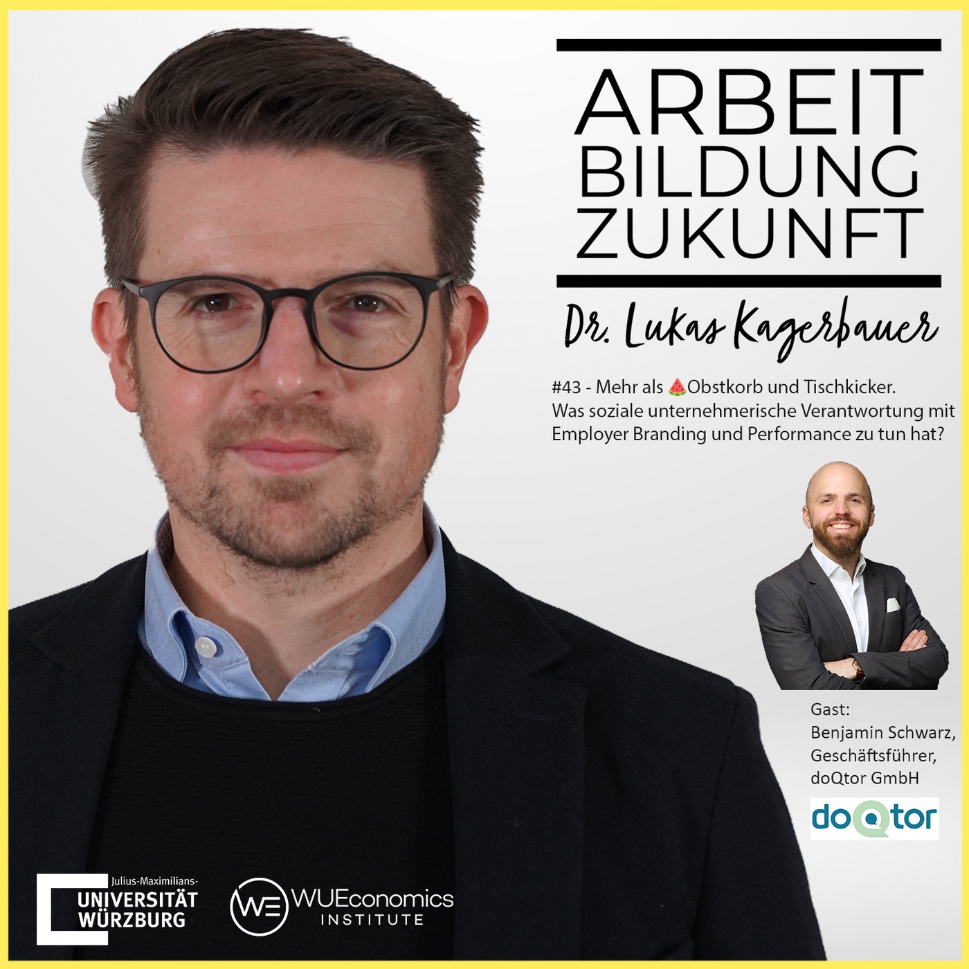 #43 – Mehr als 🍉Obstkorb und Tischkicker. Was soziale unternehmerische Verantwortung mit Employer Branding und Performance zu tun hat?