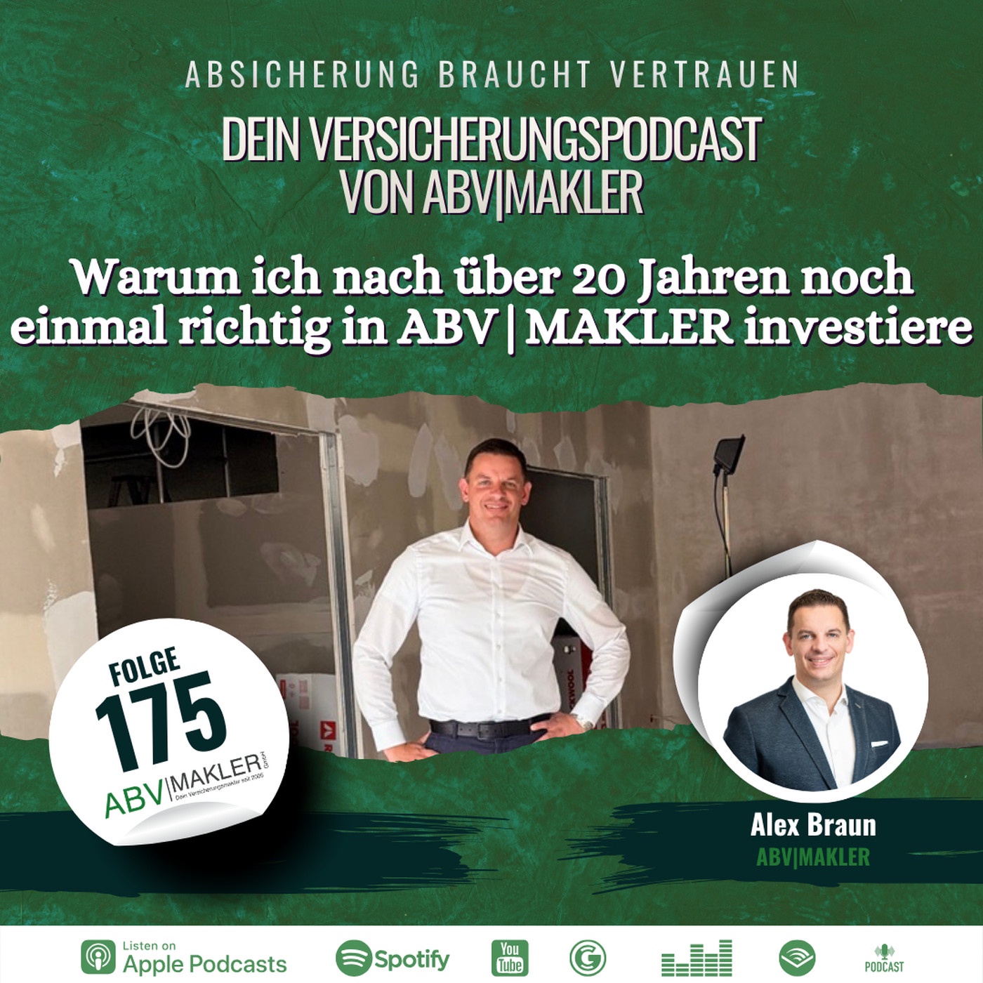 🎙️ Folge 175 – Warum ich nach über 20 Jahren noch einmal richtig in ABV|MAKLER investiere