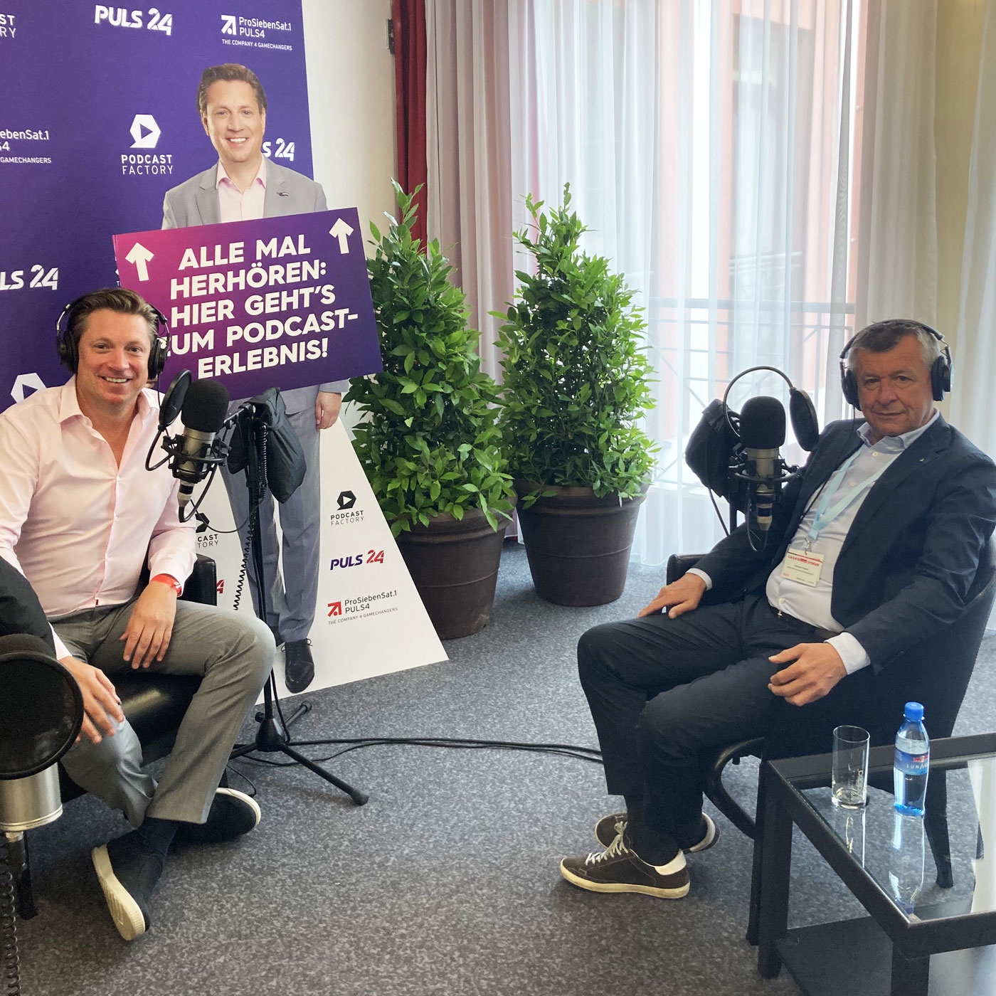 Gerhard Fritsch (Konzern Marketingleitung, SPAR Österreich Gruppe) mit Michael Stix (CCO, ProSiebenSat.1 PULS 4)
