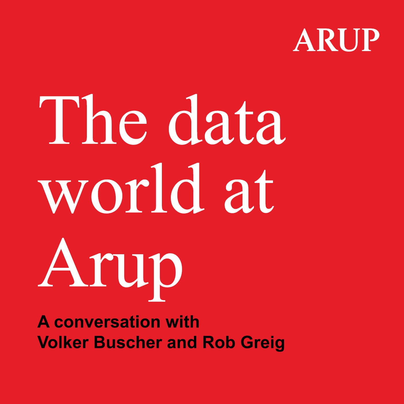 The data world at Arup