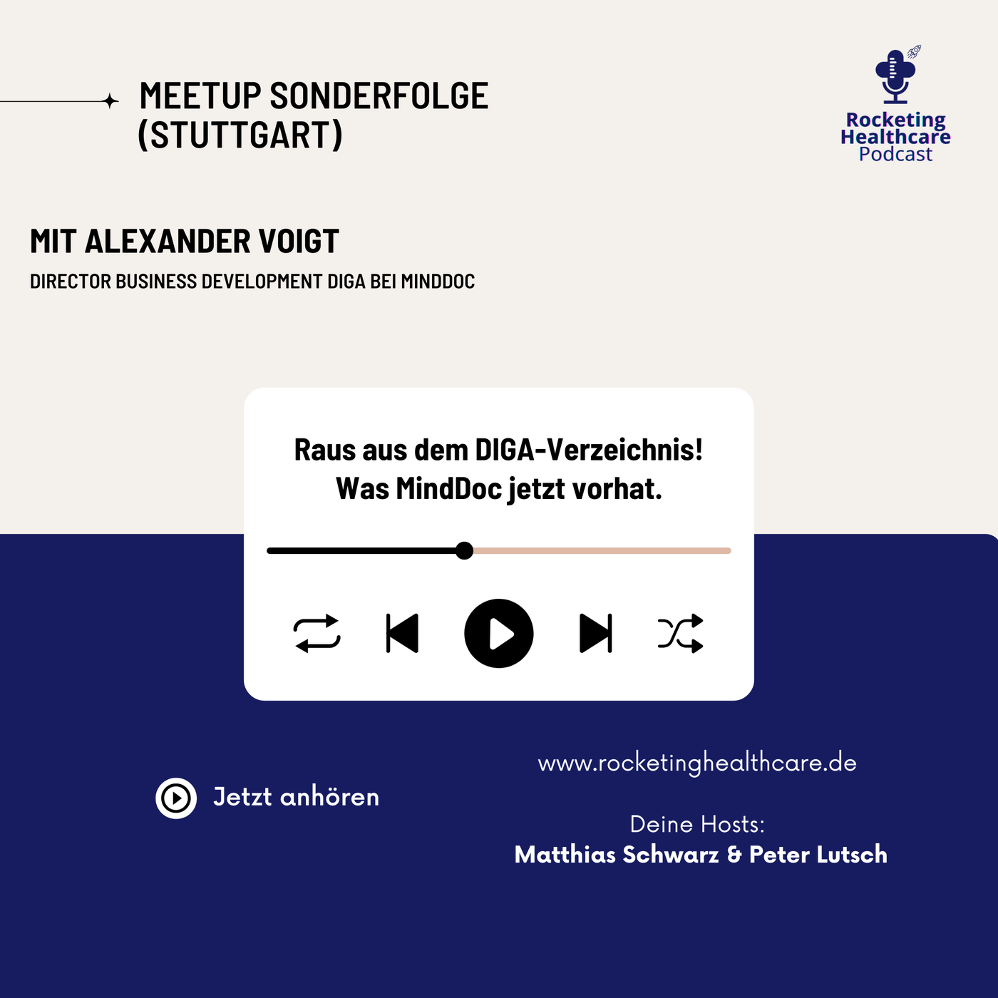 Meetup Sonderfolge: Raus aus dem DIGA-Verzeichnis! Was MindDoc jetzt vorhat.