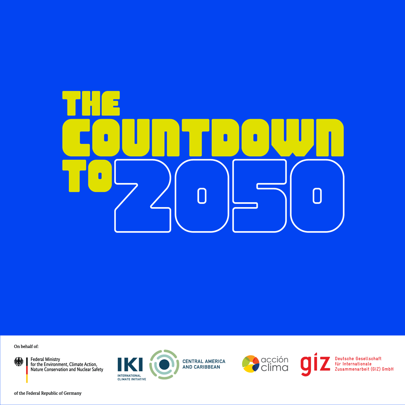 The Countdown to 2050