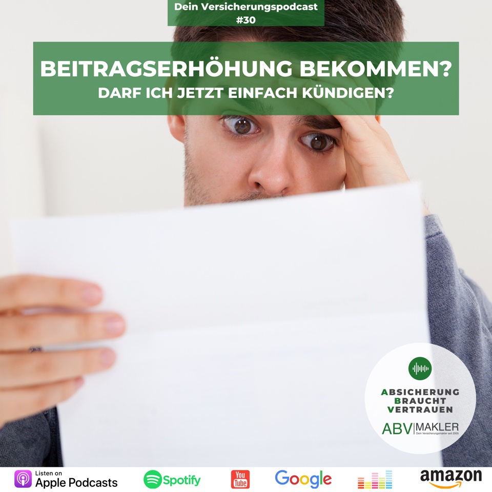 Beitragserhöhung bekommen? Darf ich jetzt einfach kündigen?