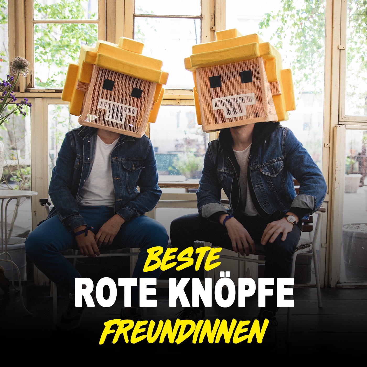 Rote Knöpfe