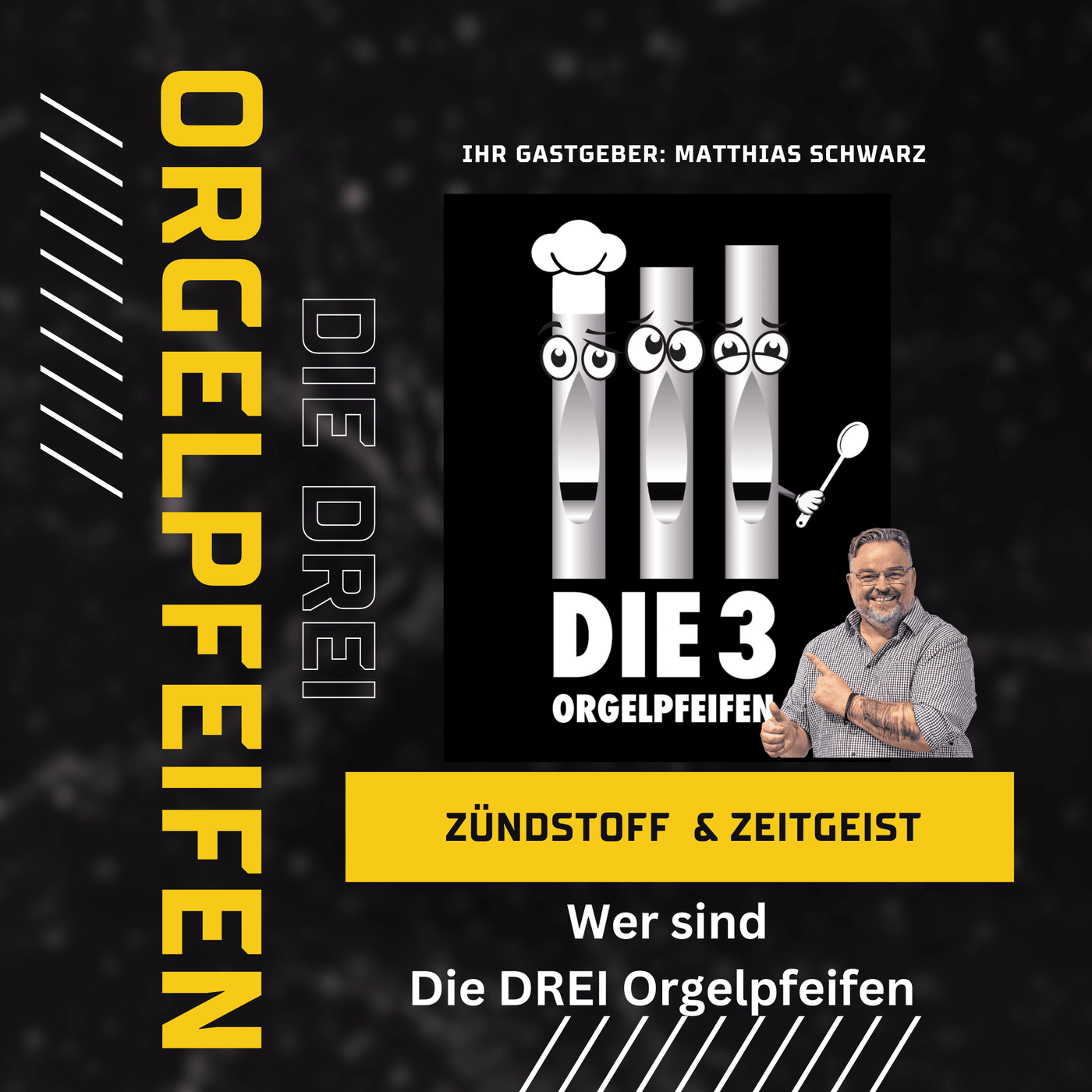 Die Drei Orgelpfeifen im Rampenlicht