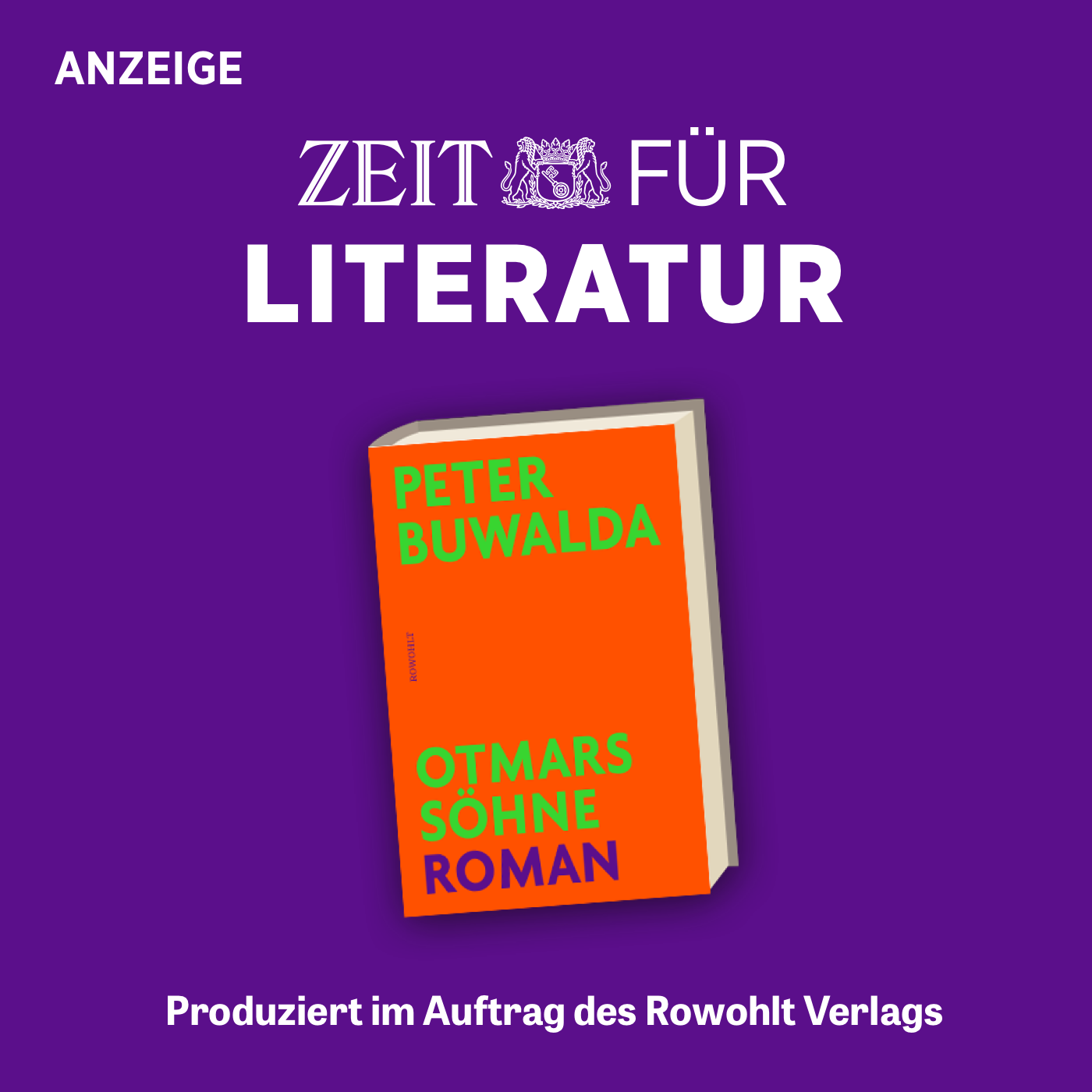 ZEIT für Literatur mit Peter Buwalda