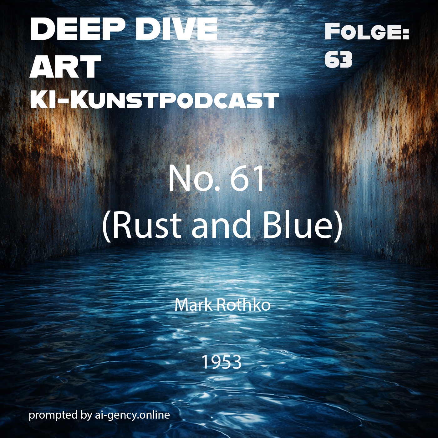 No. 61 (Rust and Blue) // Mark Rothko 