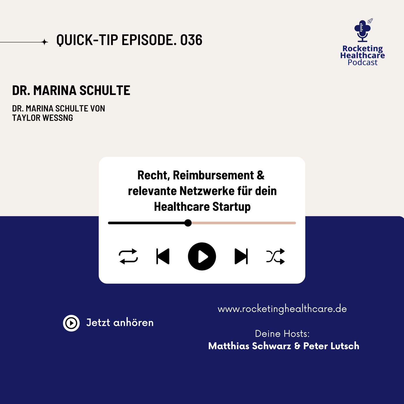 QuickTips #36: Mit Rechtsanwältin Dr. Marina Schulte von Taylor Wessing