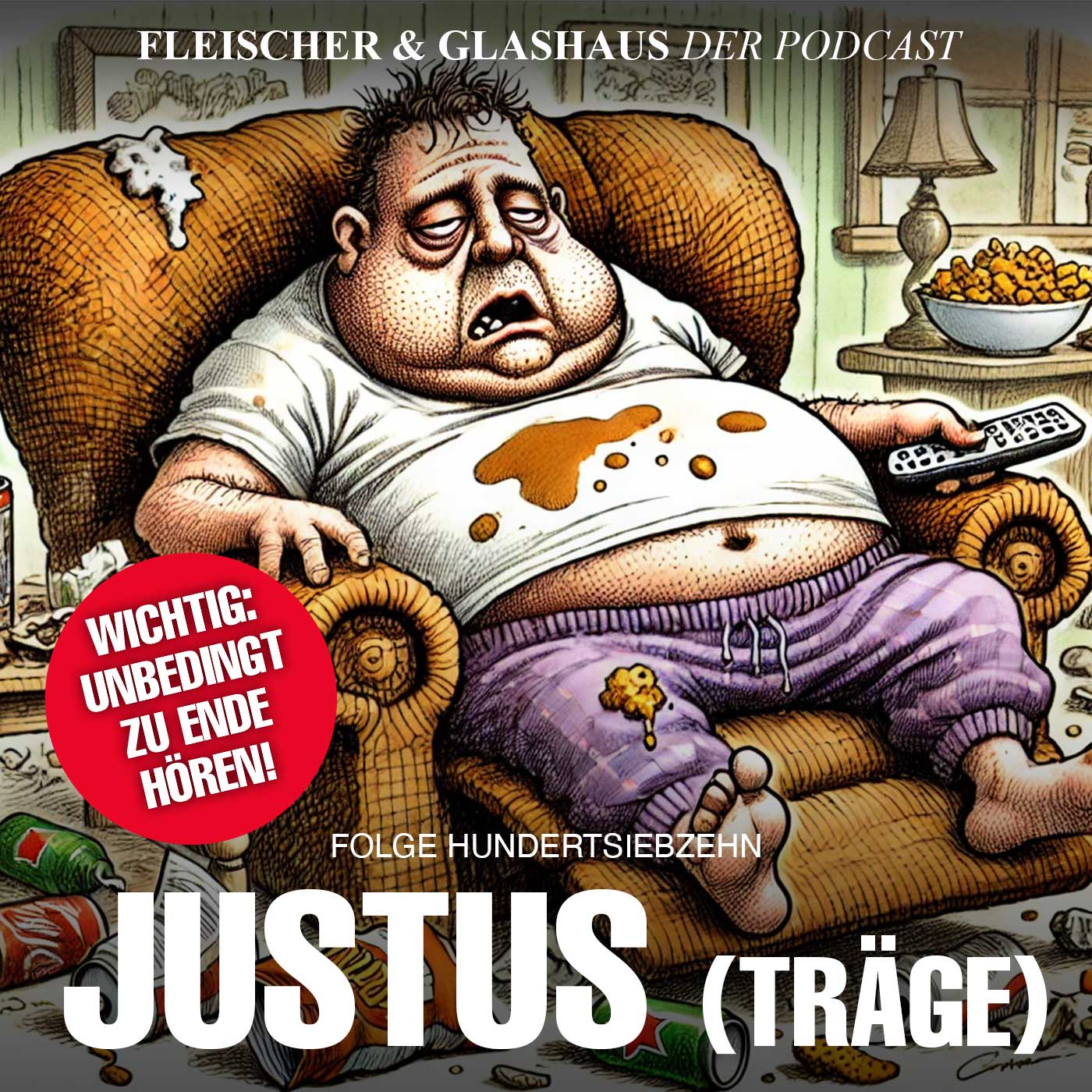 Lieber verbrenn ich, als mich nochmal vom trägen Justus vollquatschen zu lassen