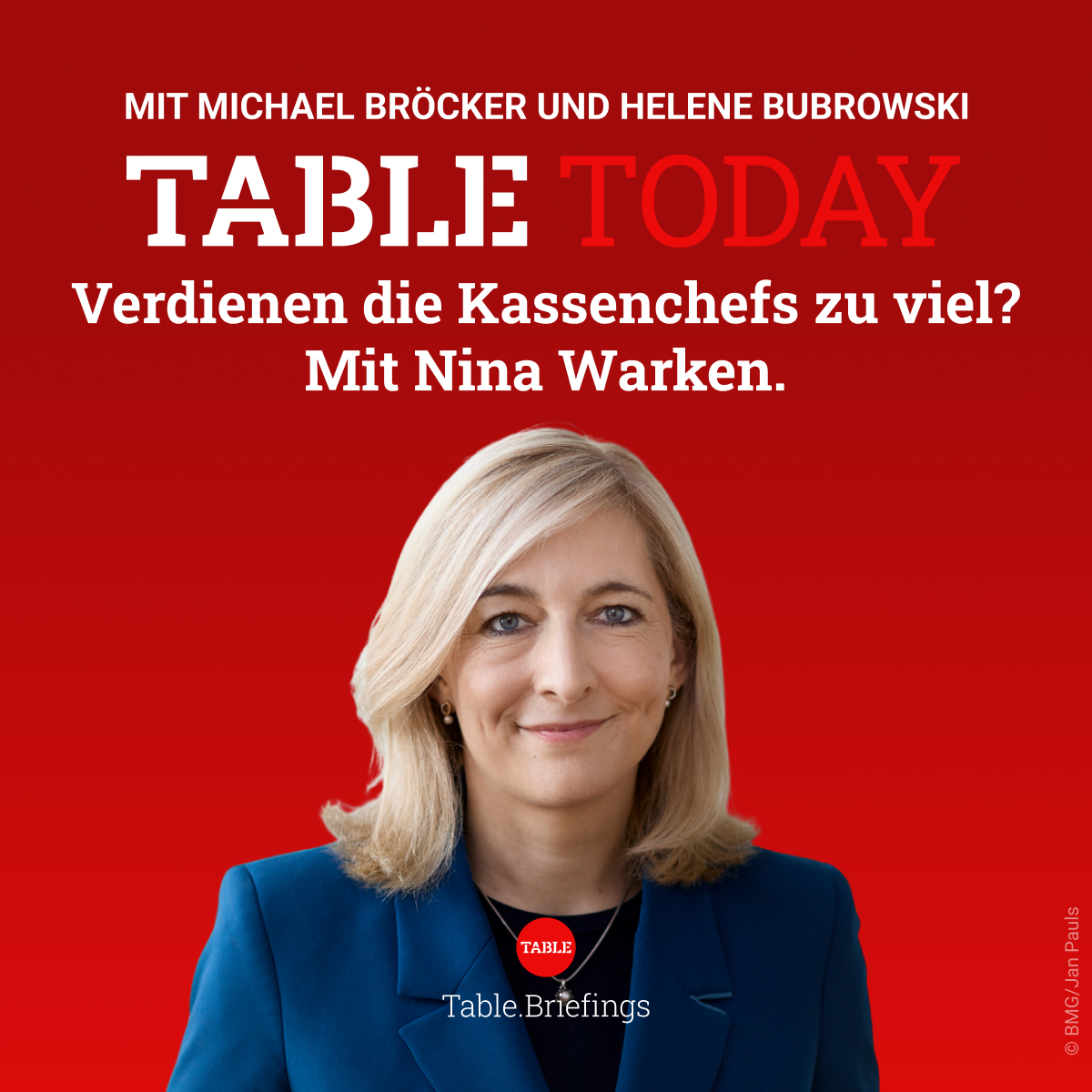 Verdienen die Kassenchefs zu viel? Mit Nina Warken.