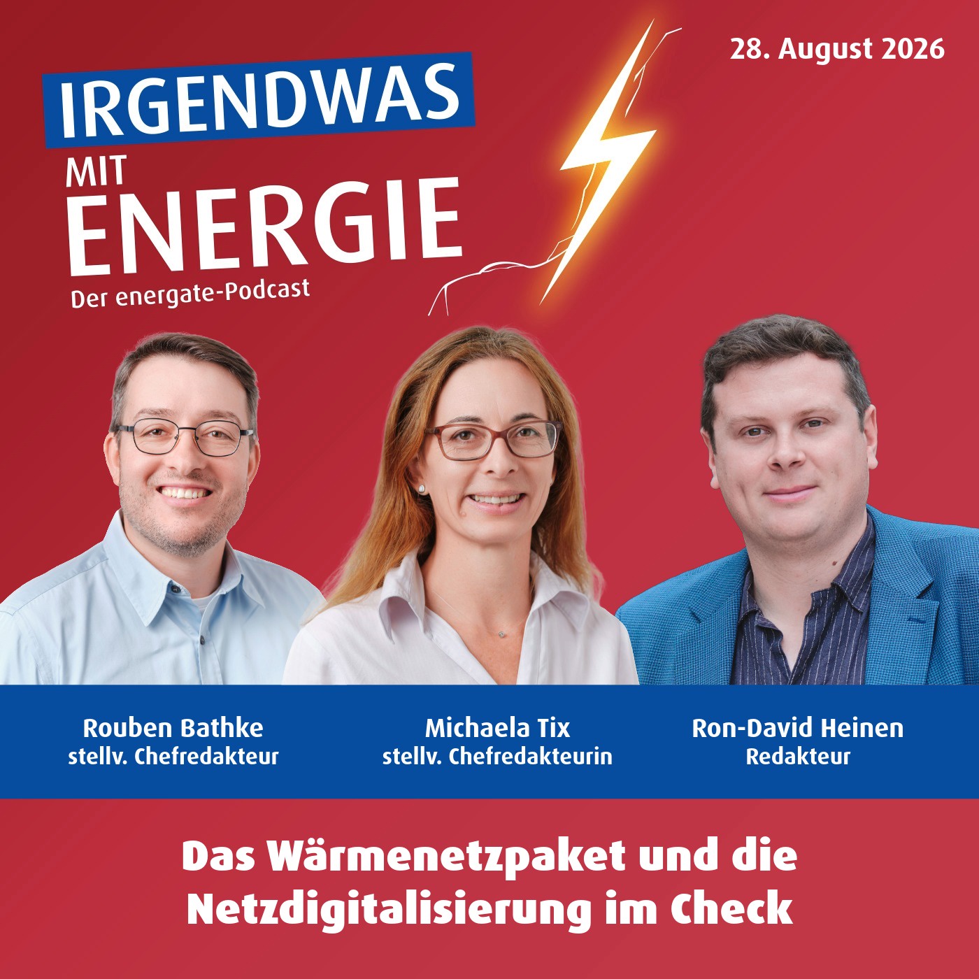 News-Update vom 28. August 2026 - Das Wärmenetzpaket und die Netzdigitalisierung im Check