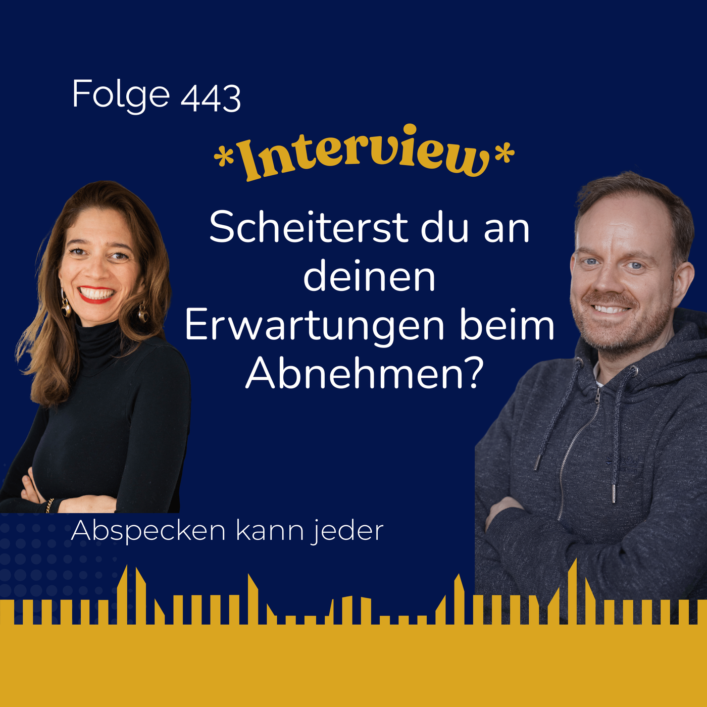 Podcast 443 - Scheiterst du an deinen Erwartungen beim Abnehmen? (Interview mit Bianca-Maria Klein)