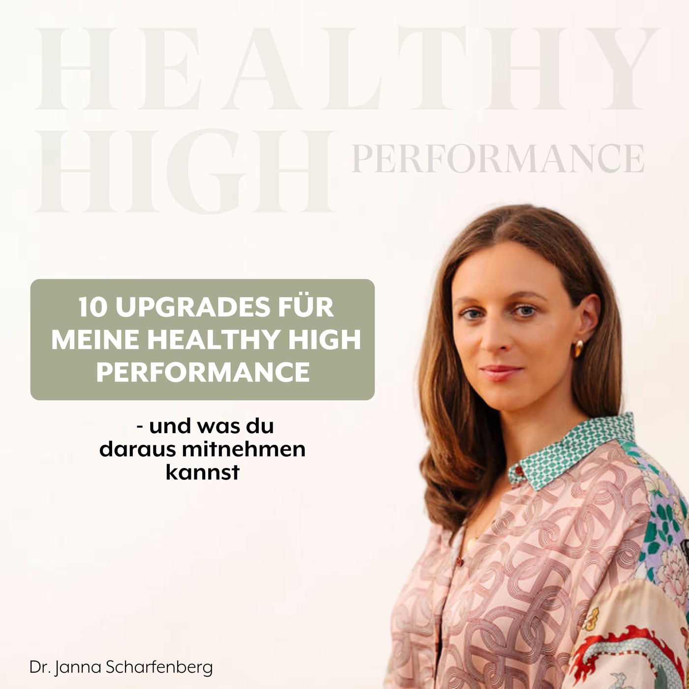 10 Upgrades für meine Healthy High Performance – und was du daraus mitnehmen kannst
