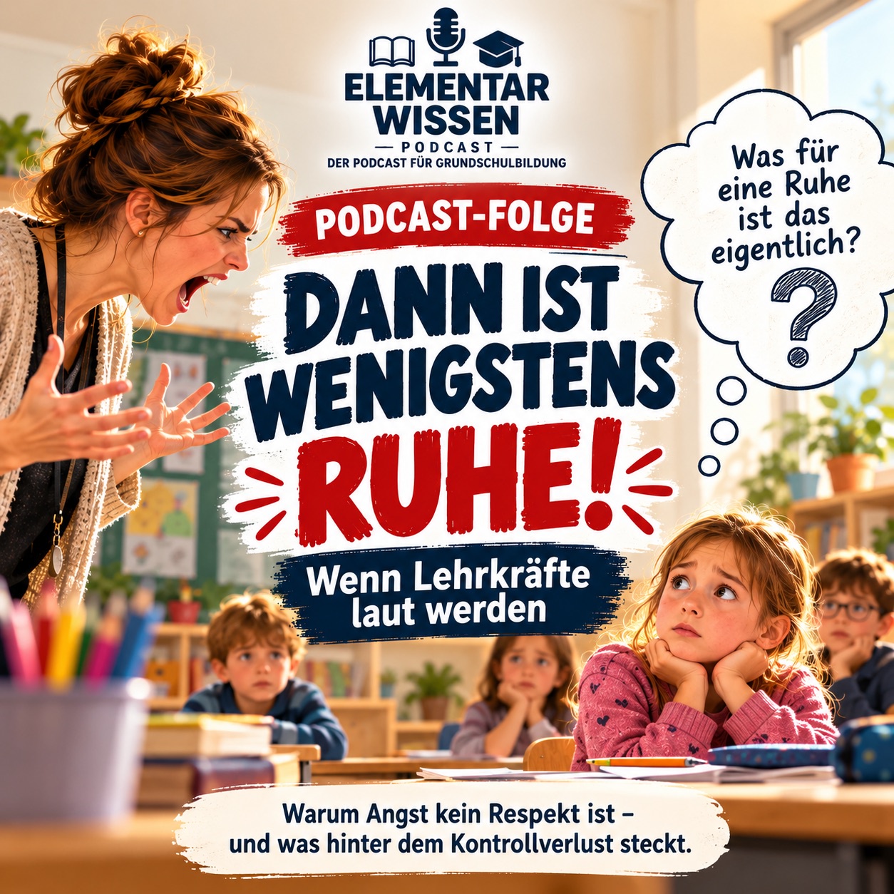 „Dann ist Ruhe!“ – Wenn Lehrkräfte laut werden