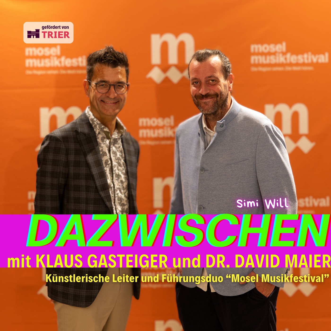 Klaus Gasteiger und Dr. David Maier (Künstlerische Leiter und Führungsduo 