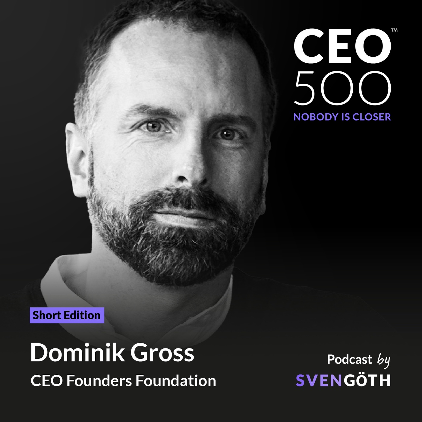 Short Edition mit Dominik Gross, CEO Founders Foundation