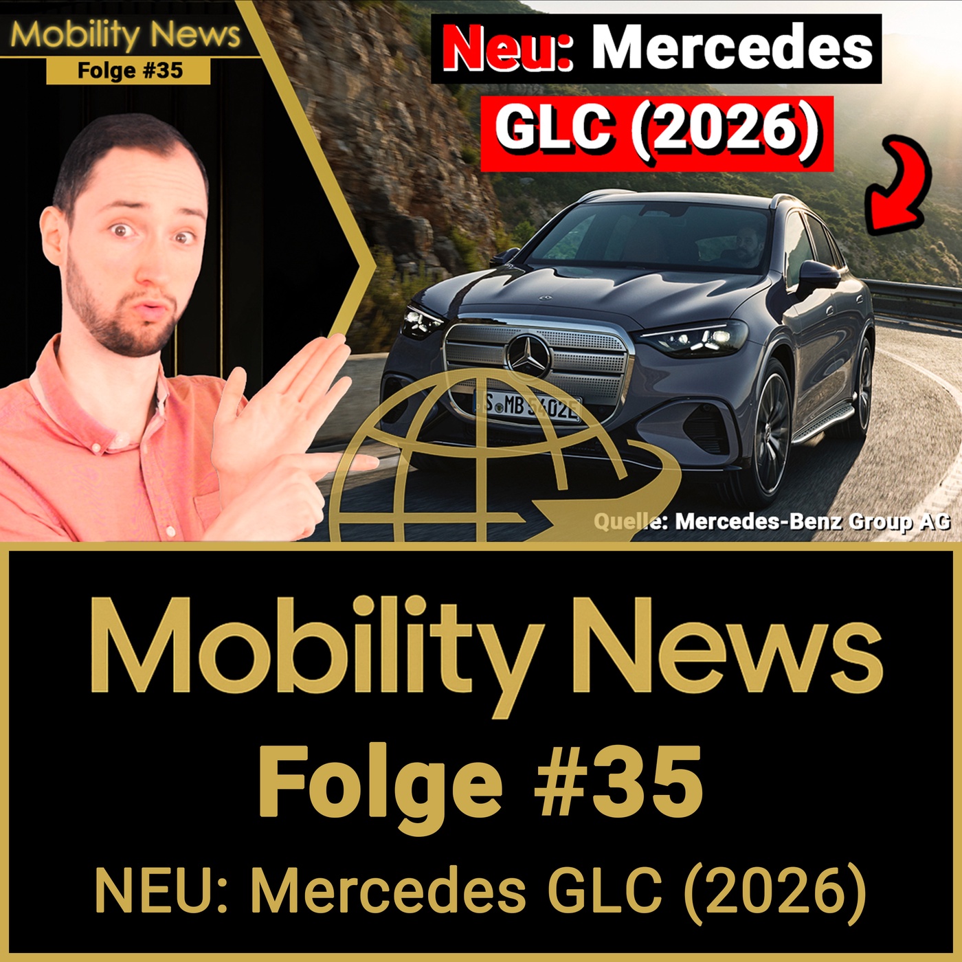 Lohnt sich der NEUE Mercedes GLC 2026 WIRKLICH?! 2,4t Ziehen & 300 km in 10 Min. | Mobility News #35