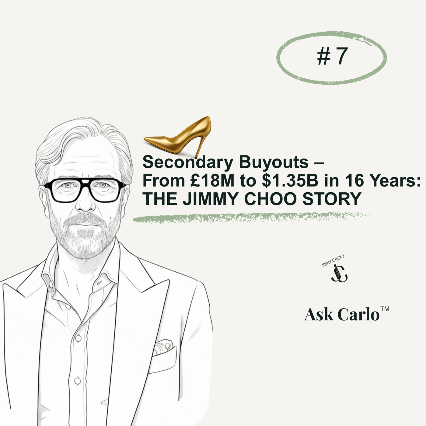 Episode #7: Secondary Buyouts – From £18M to $1.35B in 16 Years: THE JIMMY CHOO STORY