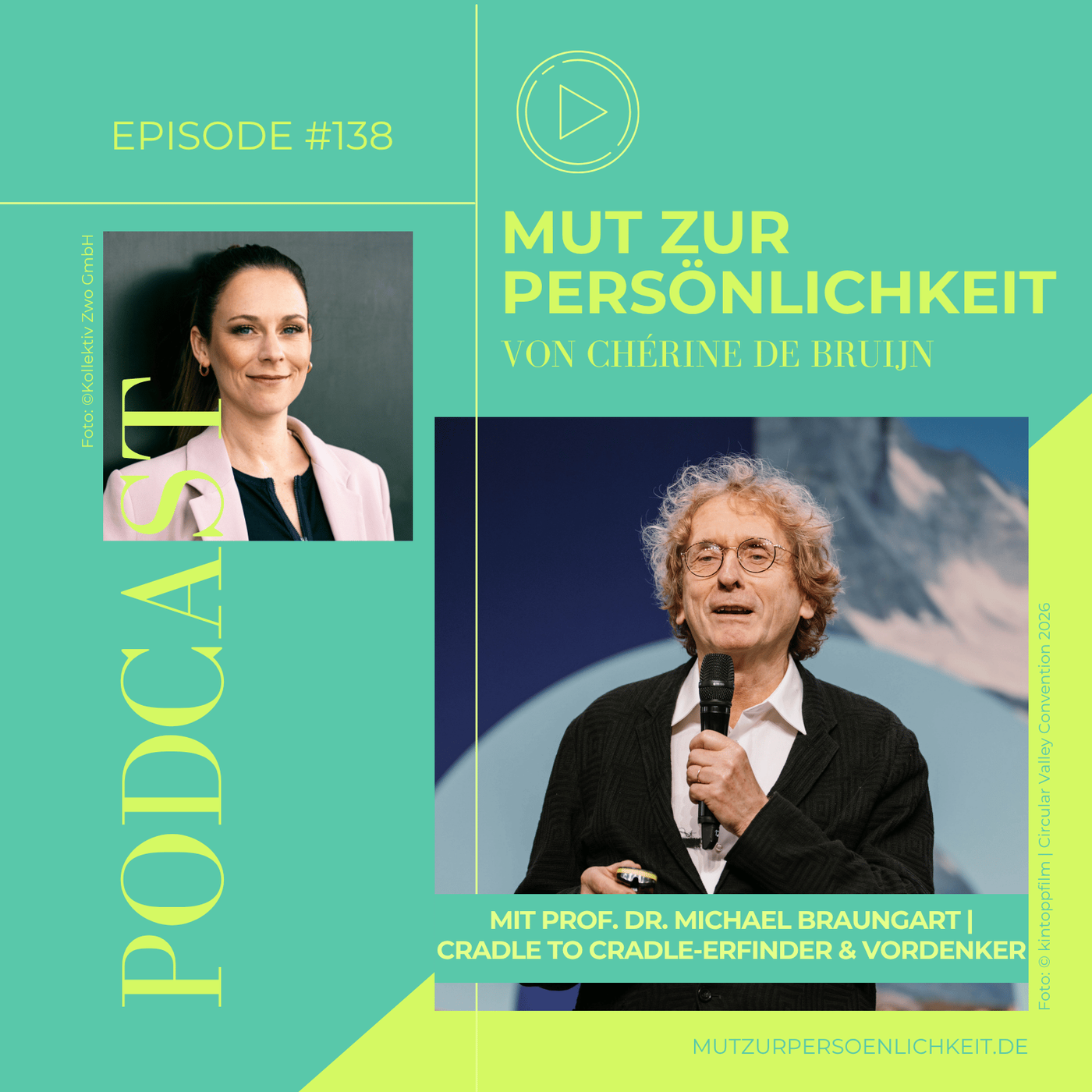 #138: Nicht konsequent, sondern entschieden – Prof. Michael Braungart über Cradle to Cradle und Mut zur Persönlichkeit