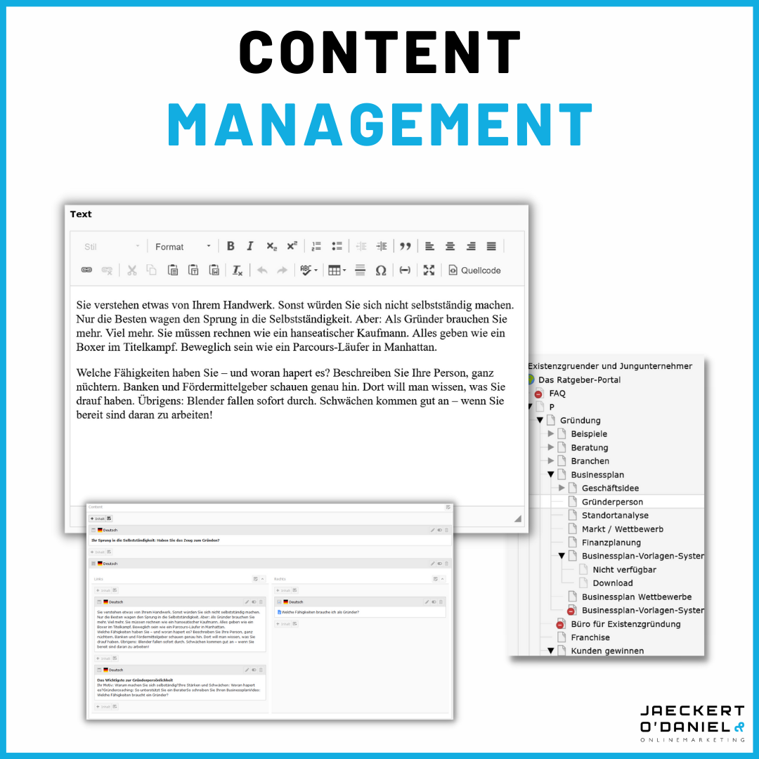 Was ist gutes Content Management?
