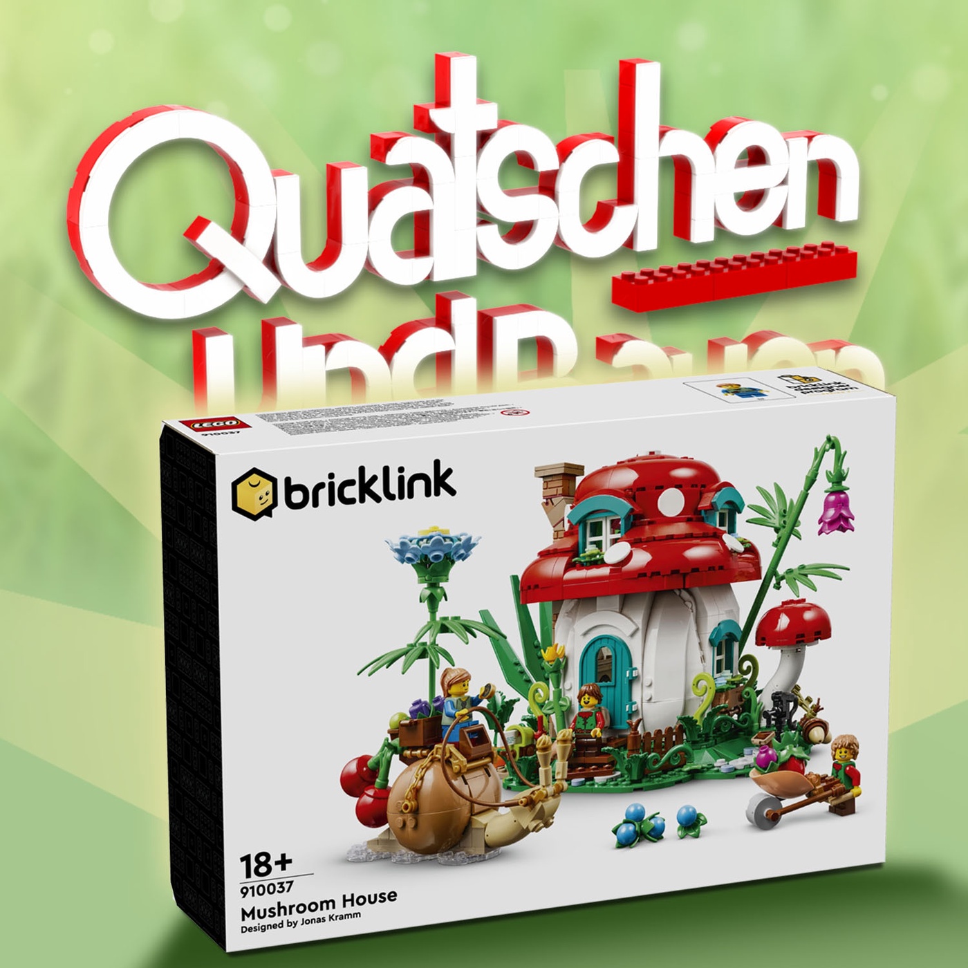 #120: Wir bauen das LEGO Pilzhaus mit dem Designer