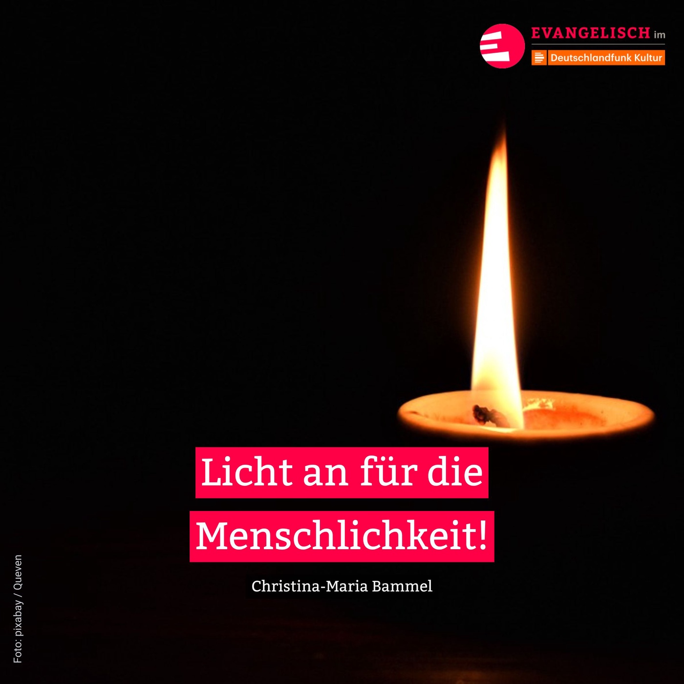 Licht an für die Menschlichkeit!