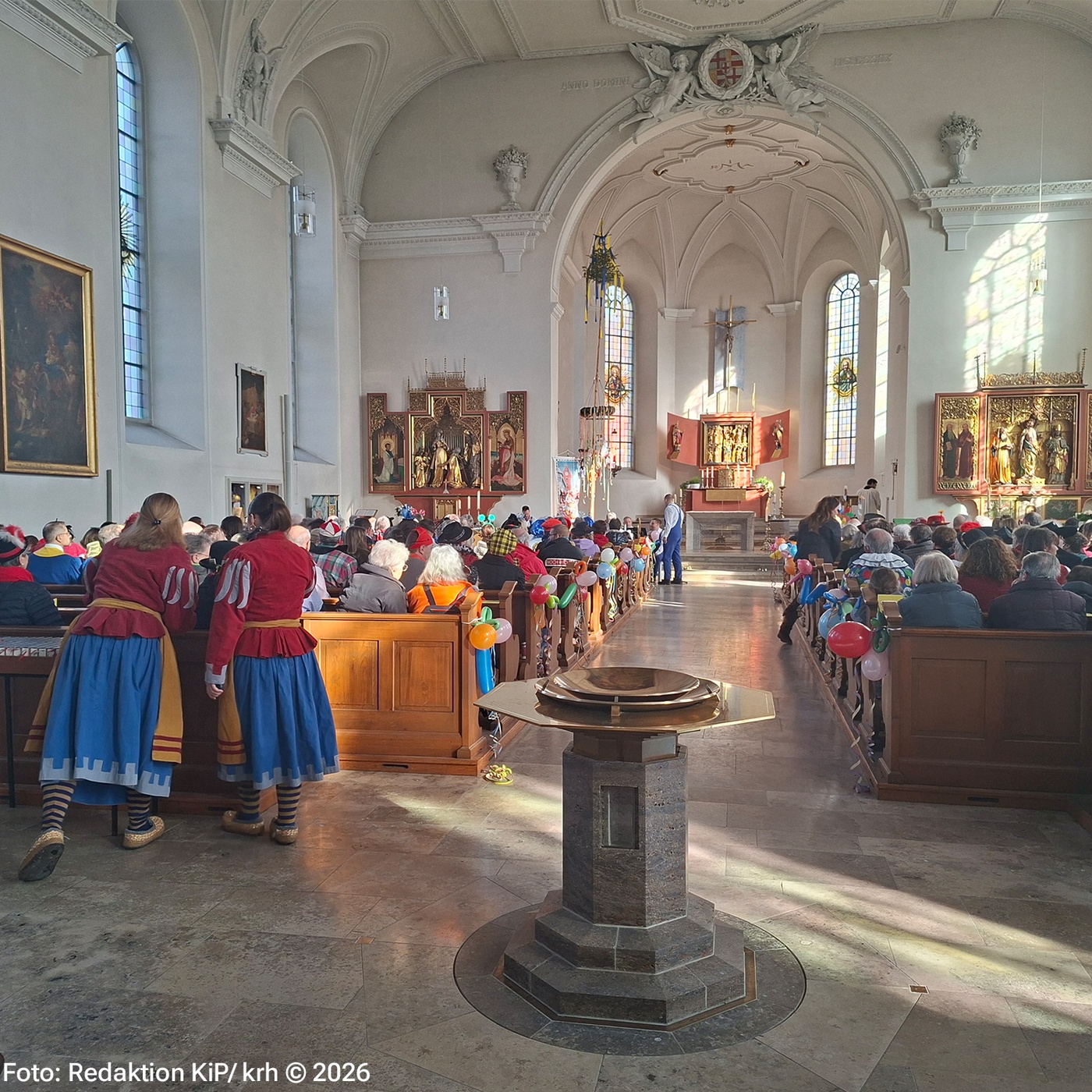 Närrisch in der Kirche