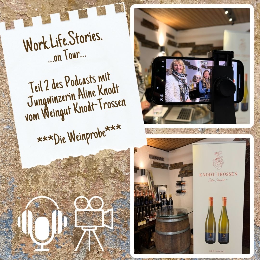 20. Die Weinprobe. Teil 2 des Podcasts mit Winzerin Aline Knodt vom Weingut Knodt-Trossen.