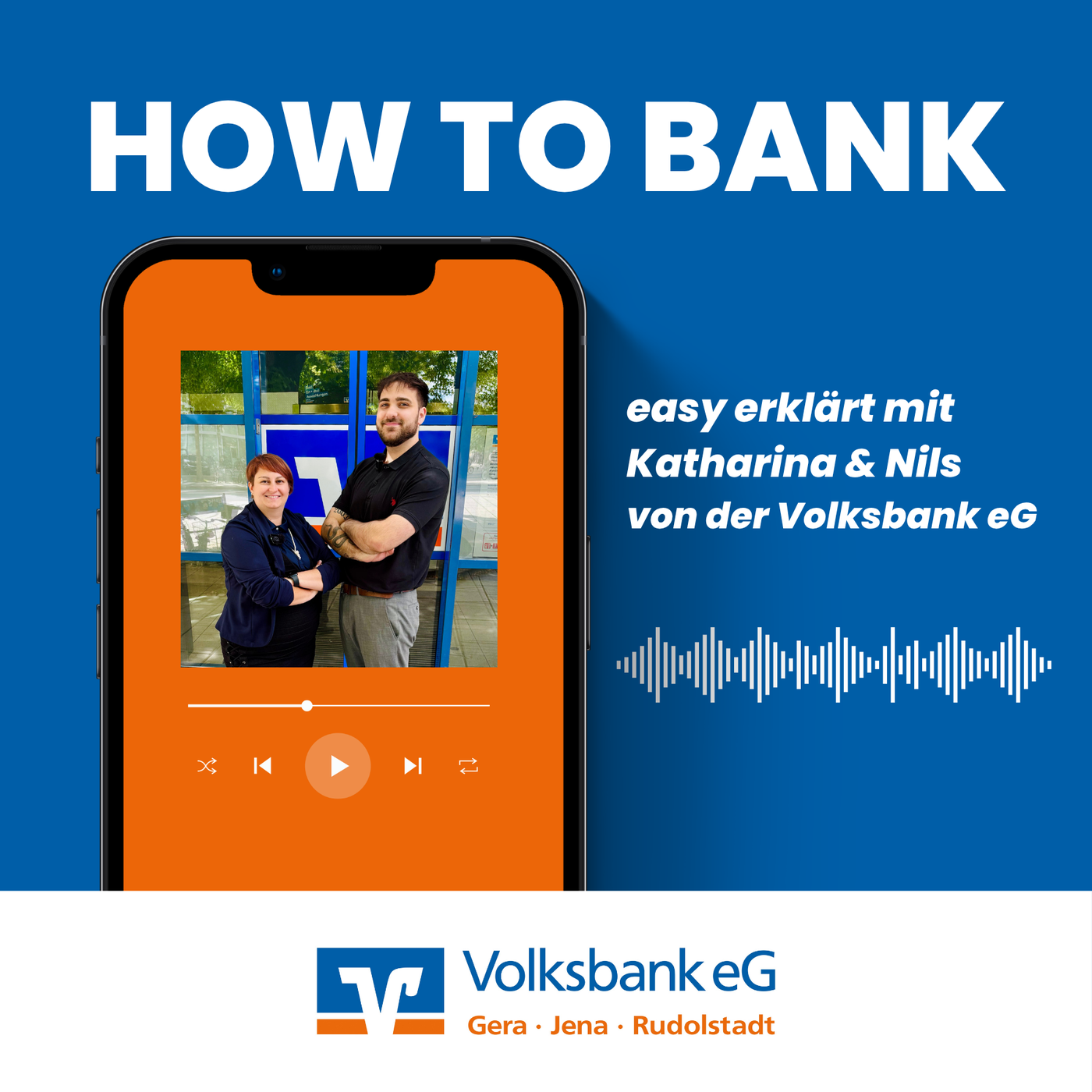 How to Bank - easy erklärt mit Katharina & Nils von der Volksbank eG