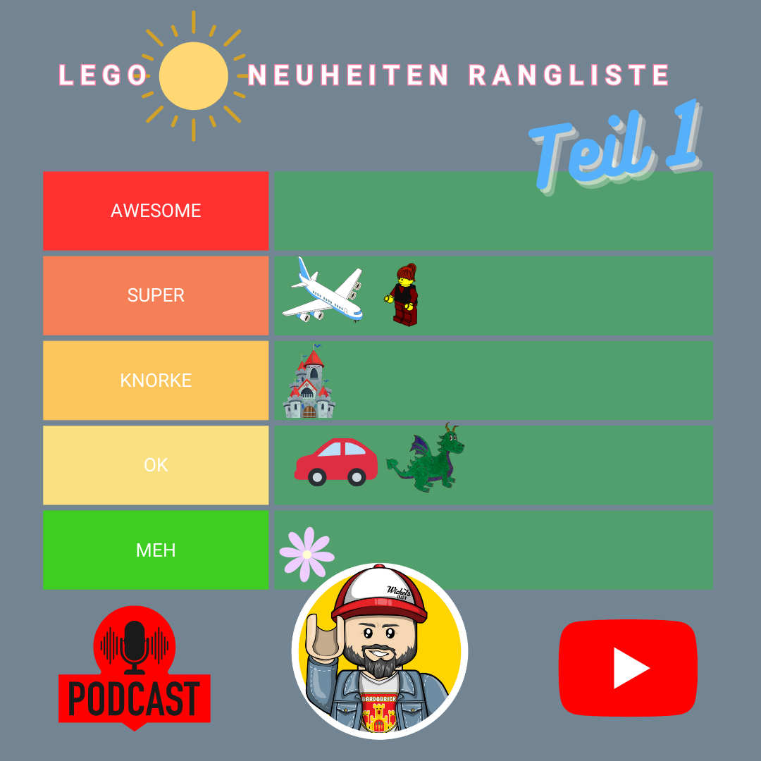 LEGO SOMMER-Neuheiten Rangliste - Teil 1