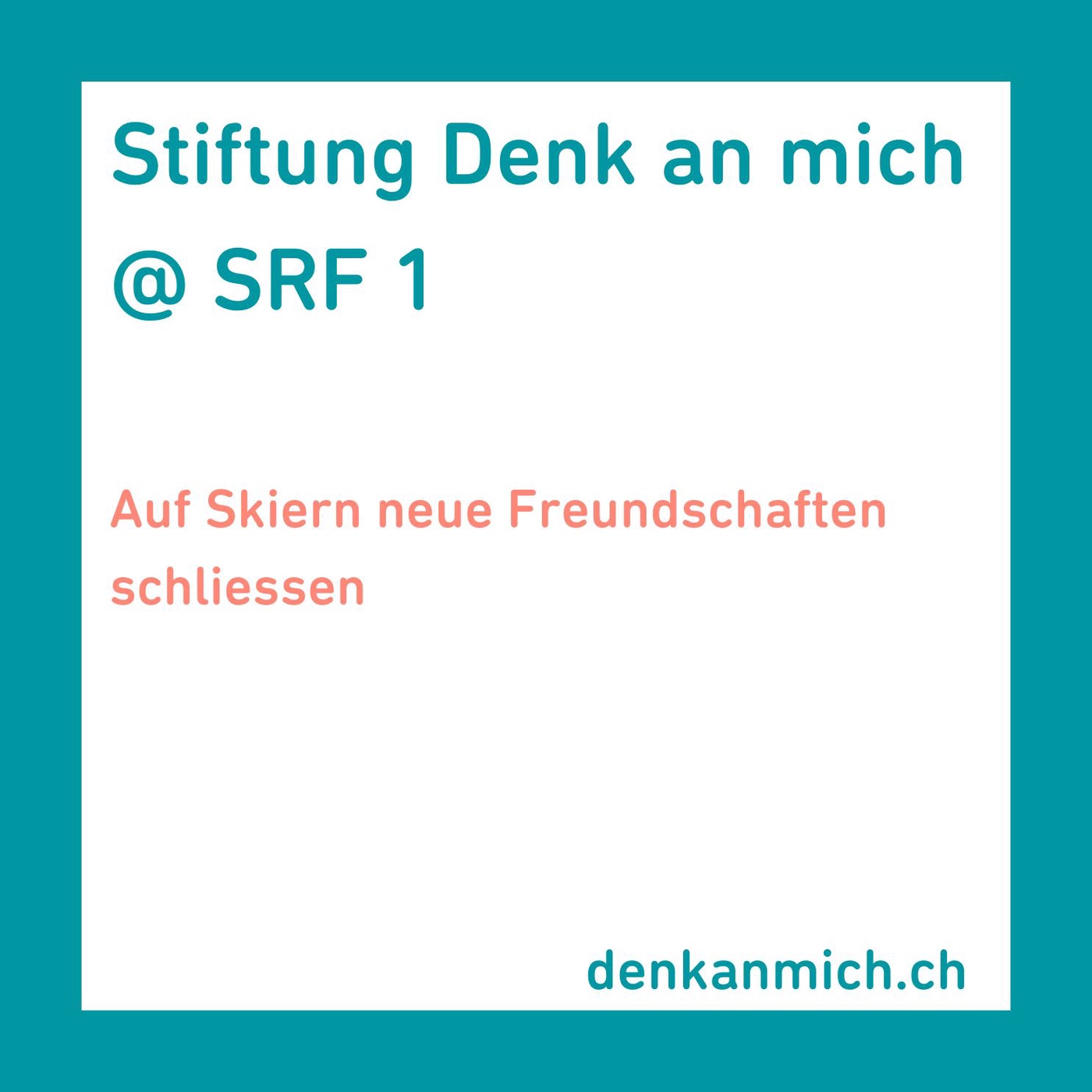 Auf Skiern neue Freundschaften schliessen