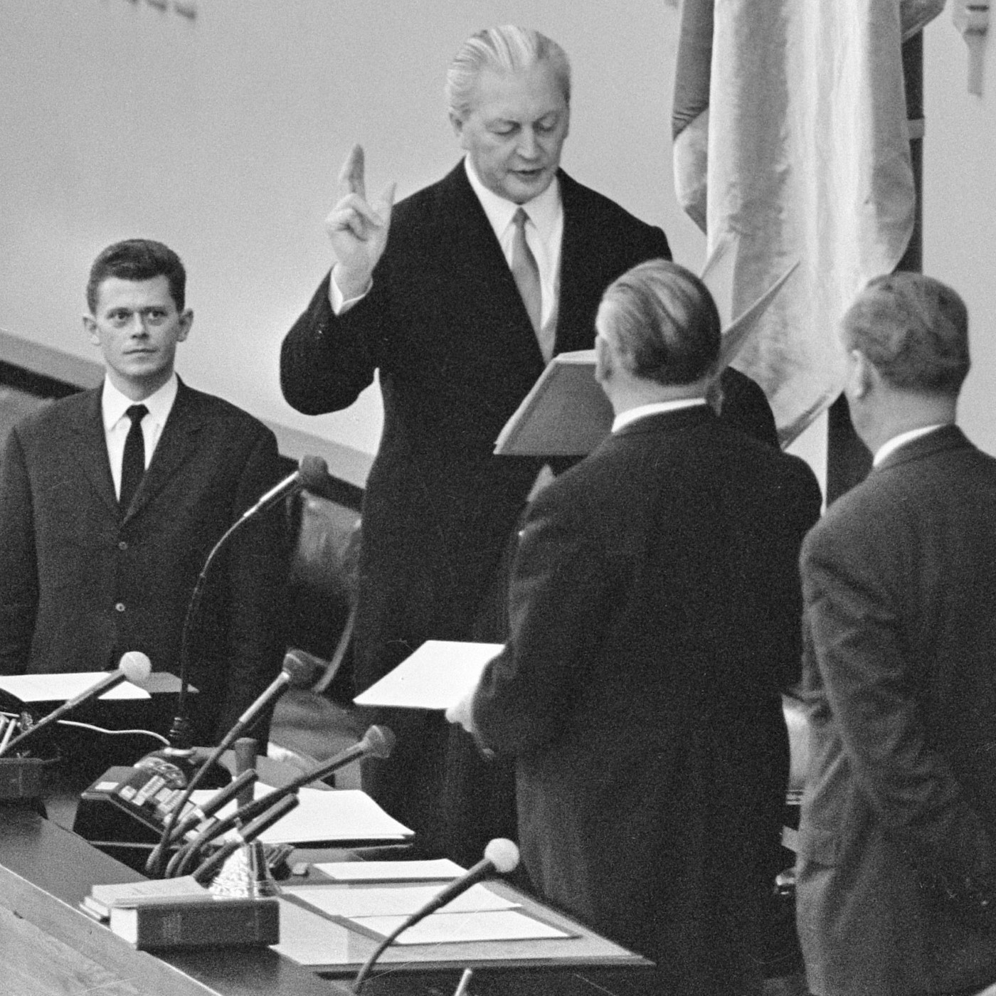 W-012: Der Bundeskanzler Kurt Georg Kiesinger (1904-1988), mit Prof. Dr. Philipp Gassert