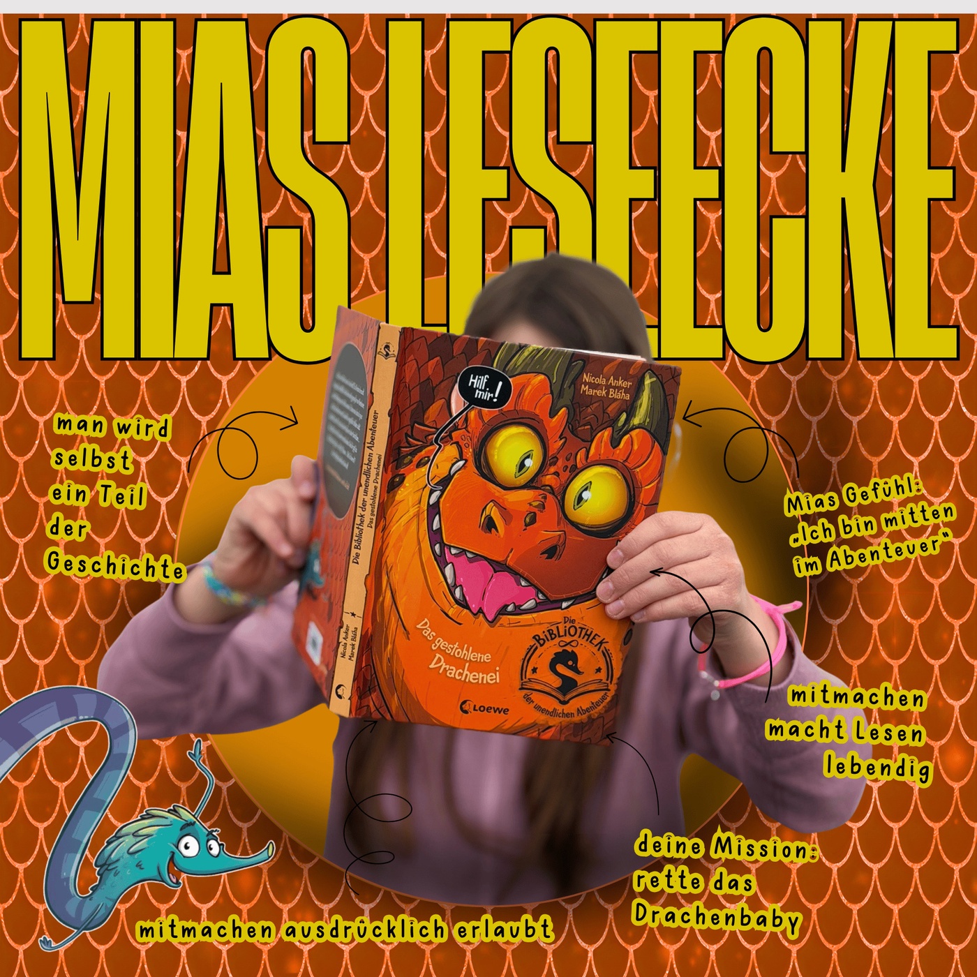 „Die Bibliothek der unendlichen Abenteuer - Band 1: Das gestohlene Drachenei“ von Nicola Anker