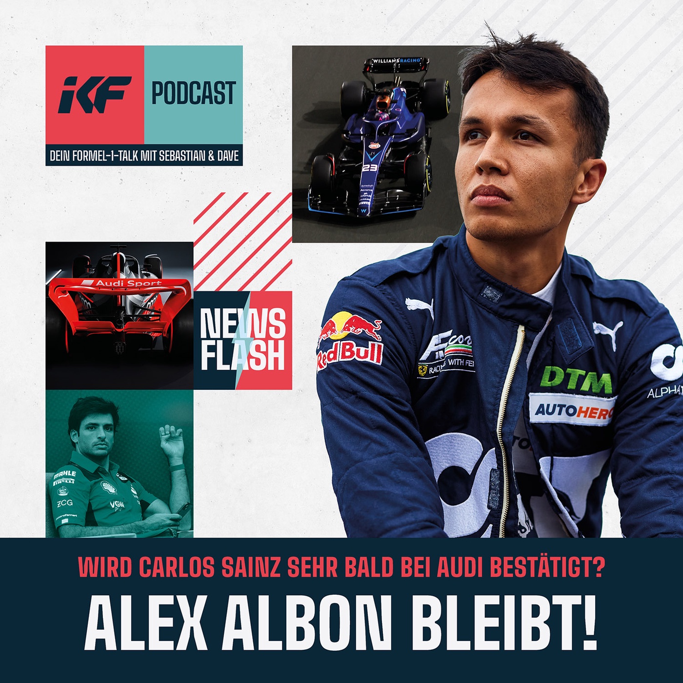 Albon bleibt bei Williams – Sainz schon bald zu Audi?