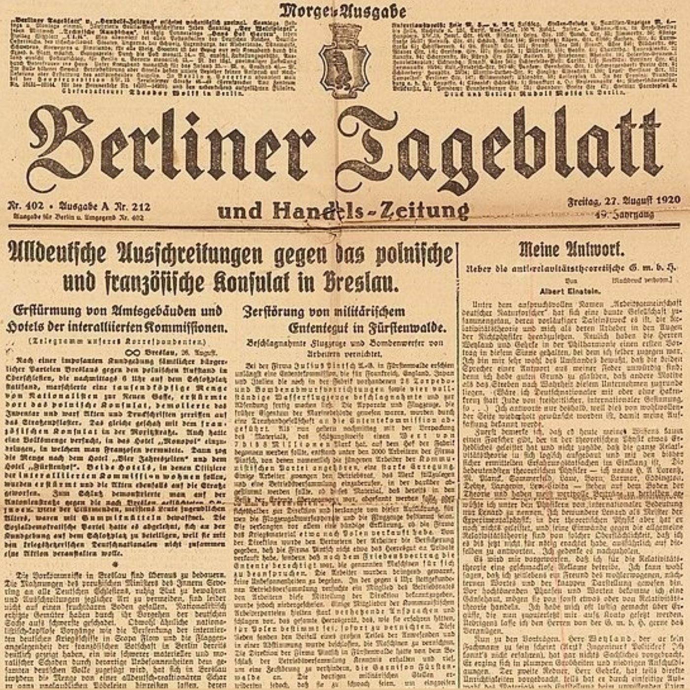 A-032: Auslandskorrespondenten im 20. Jhd., mit K. Bönker, C. Breitfelder und N. Domeier [HSU d. Bundeswehr Hamburg]