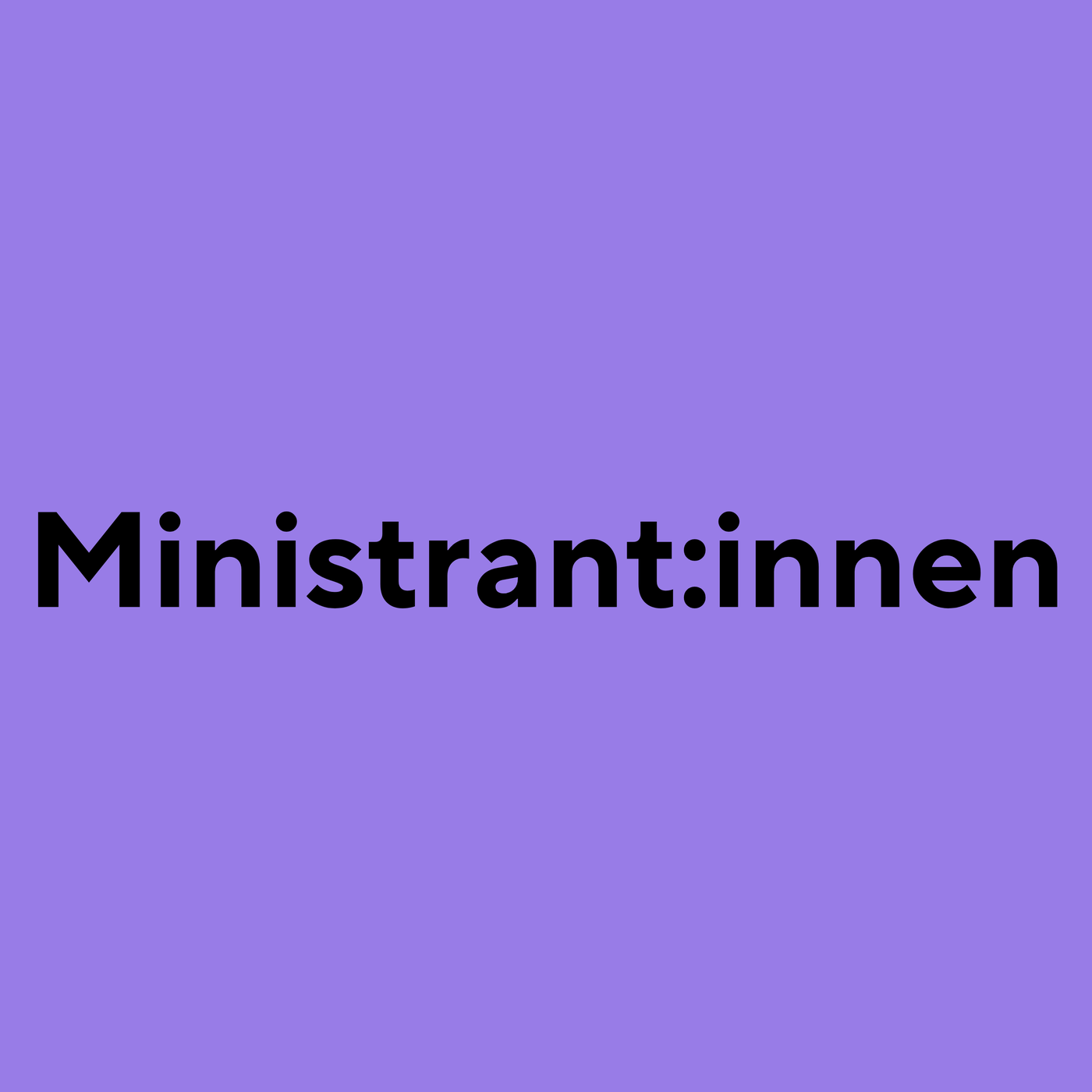 Ministrant:innen