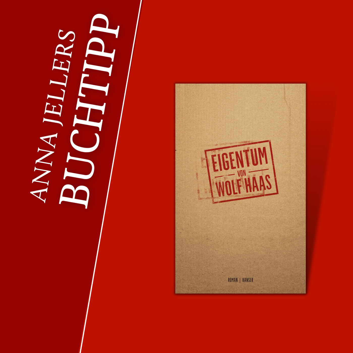 Anna Jellers Buchtipp | Wolf Haas: Eigentum