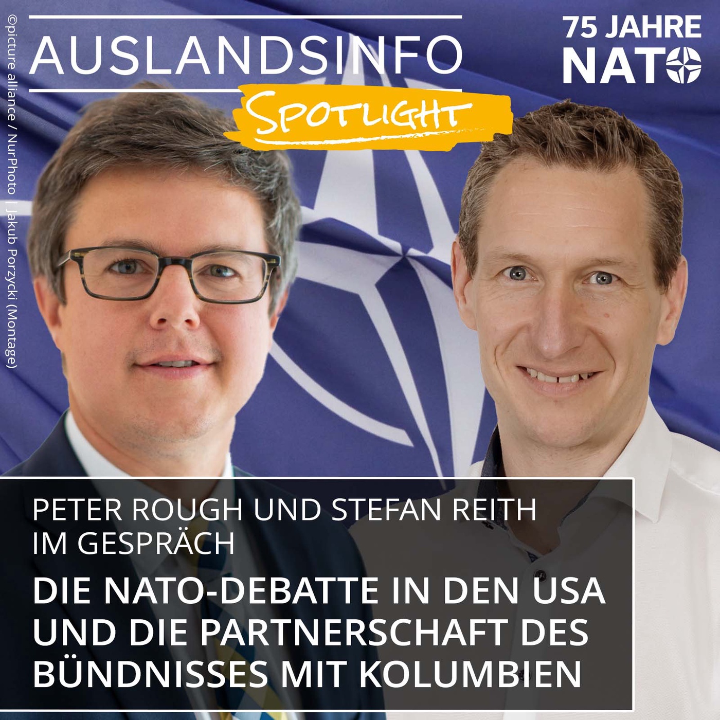 Die NATO-Debatte in den USA und die Partnerschaft des Bündnisses mit Kolumbien: Peter Rough und Stefan Reith im Gespräch