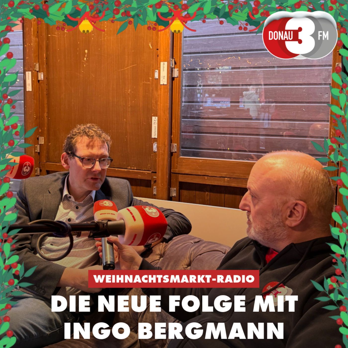 Das DONAU 3 FM Weihnachtsmarkt- Radio mit Ingo Bergmann Oberbürgermeister von Laupheim