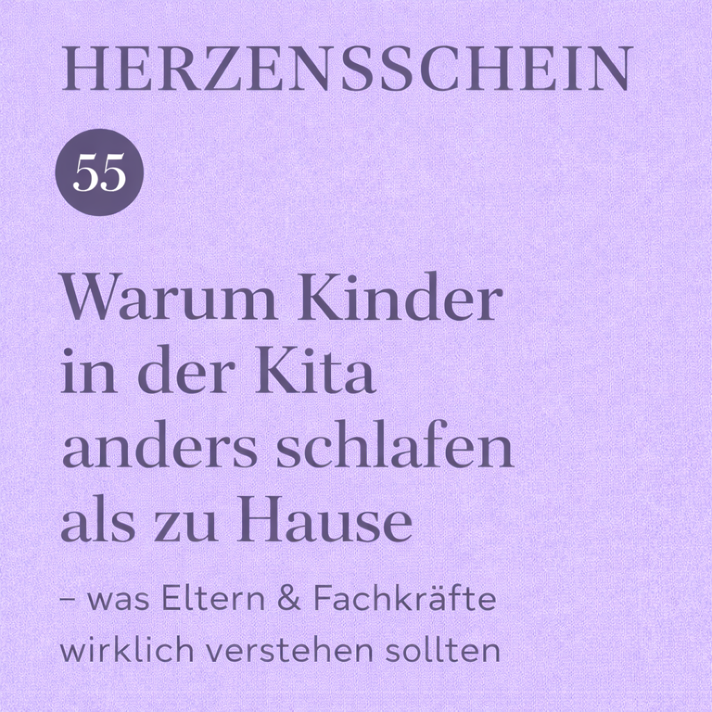 Warum schlafen Kinder in der Kita oft anders als zu Hause?