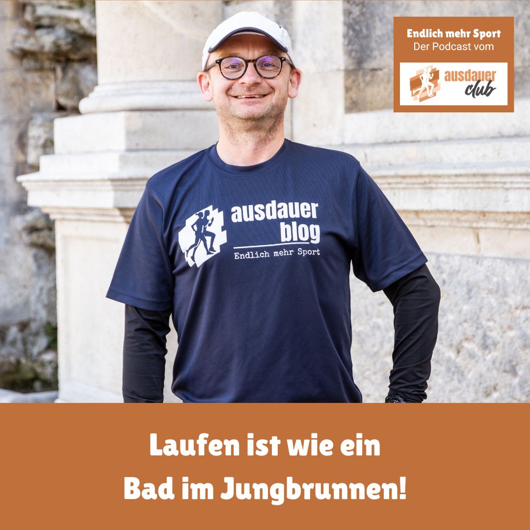 Joggen ist wie ein Bad im Jungbrunnen