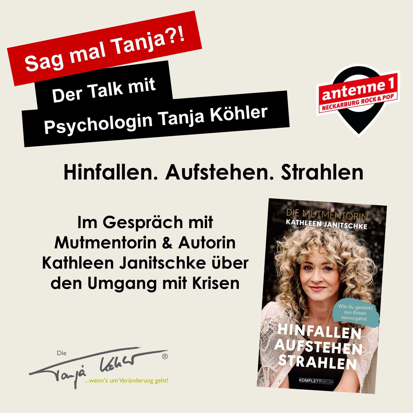 #197 Hinfallen. Aufstehen. Strahlen. Wie du gestärkt aus Krisen hervorgehst.