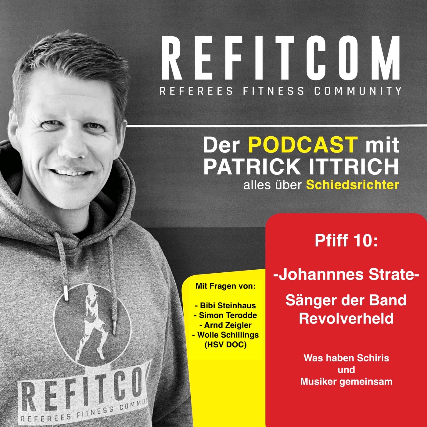 Pfiff 10 -Johannes Strate-  Sänger der Band Revolverheld- Was haben Schiris und Musiker gemeinsam?