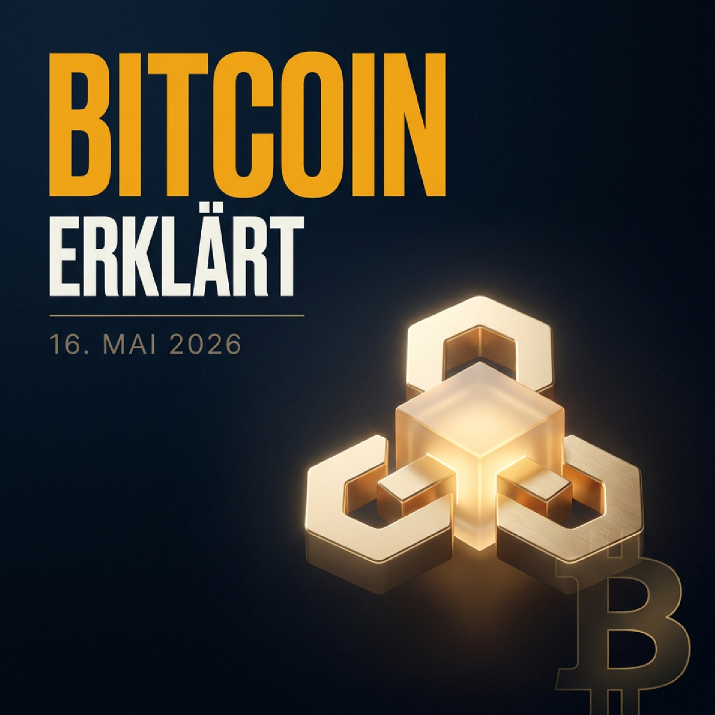 Bitcoin Erklärt · 16.05.2026 — Multisig einfach erklärt: Mehr Sicherheit für deine Bitcoins