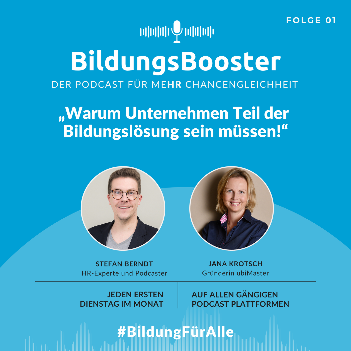 Warum Unternehmen Teil der Bildungslösung sein müssen. Mit Jana Krotsch und Stefan Berndt