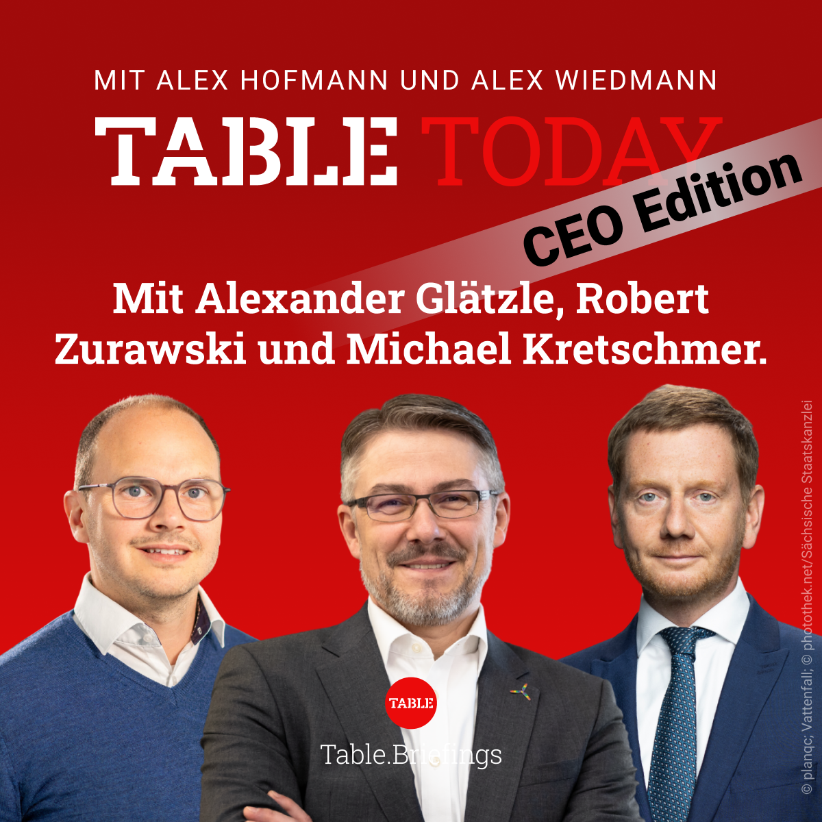 CEO Edition. Mit Alexander Glätzle, Robert Zurawski und Michael Kretschmer