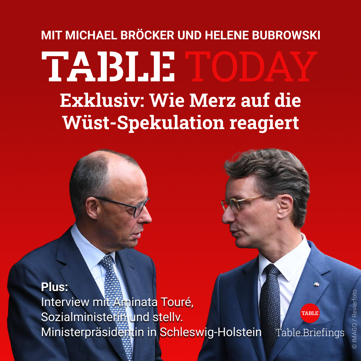 Exklusiv: Wie Merz auf die Wüst-Spekulation reagiert 