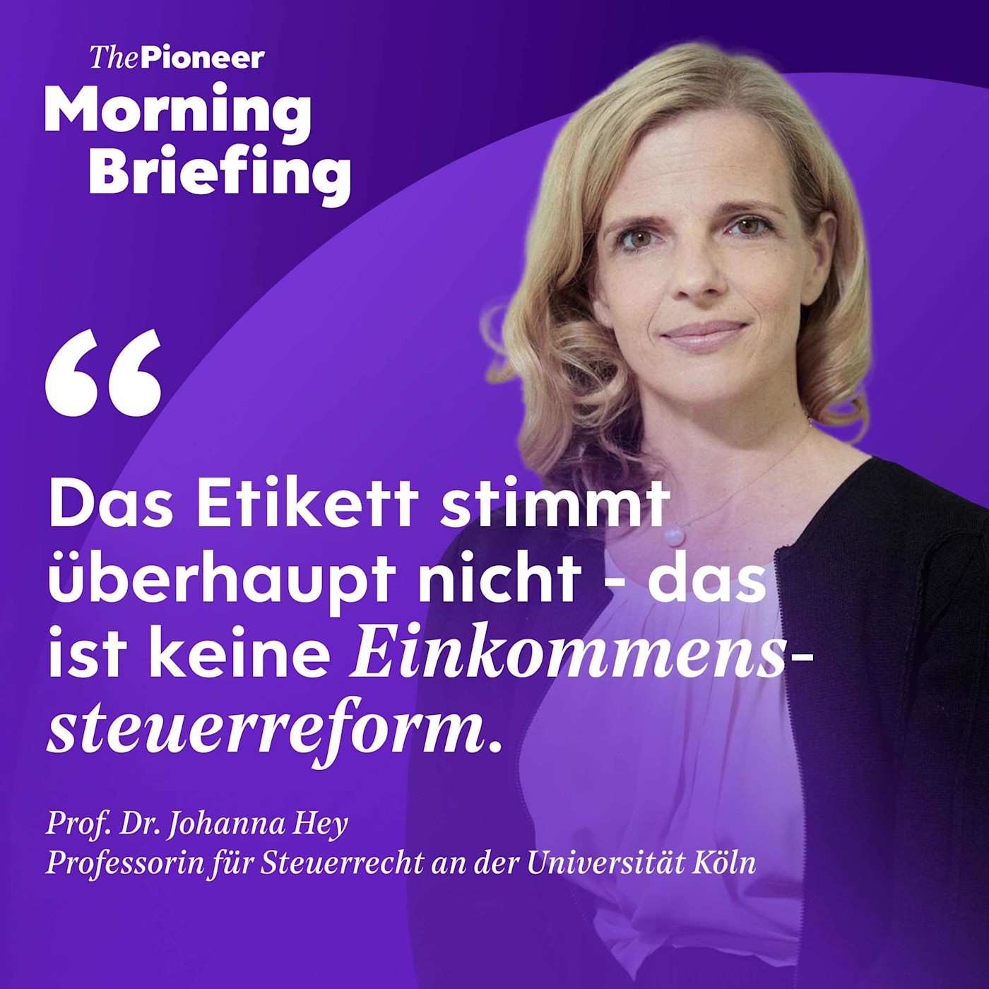Prof. Hey kritisiert Steuerreform: „Etikett stimmt nicht” | EU: Zwei-Billionen-Euro-Haushalt? | Frontrunners