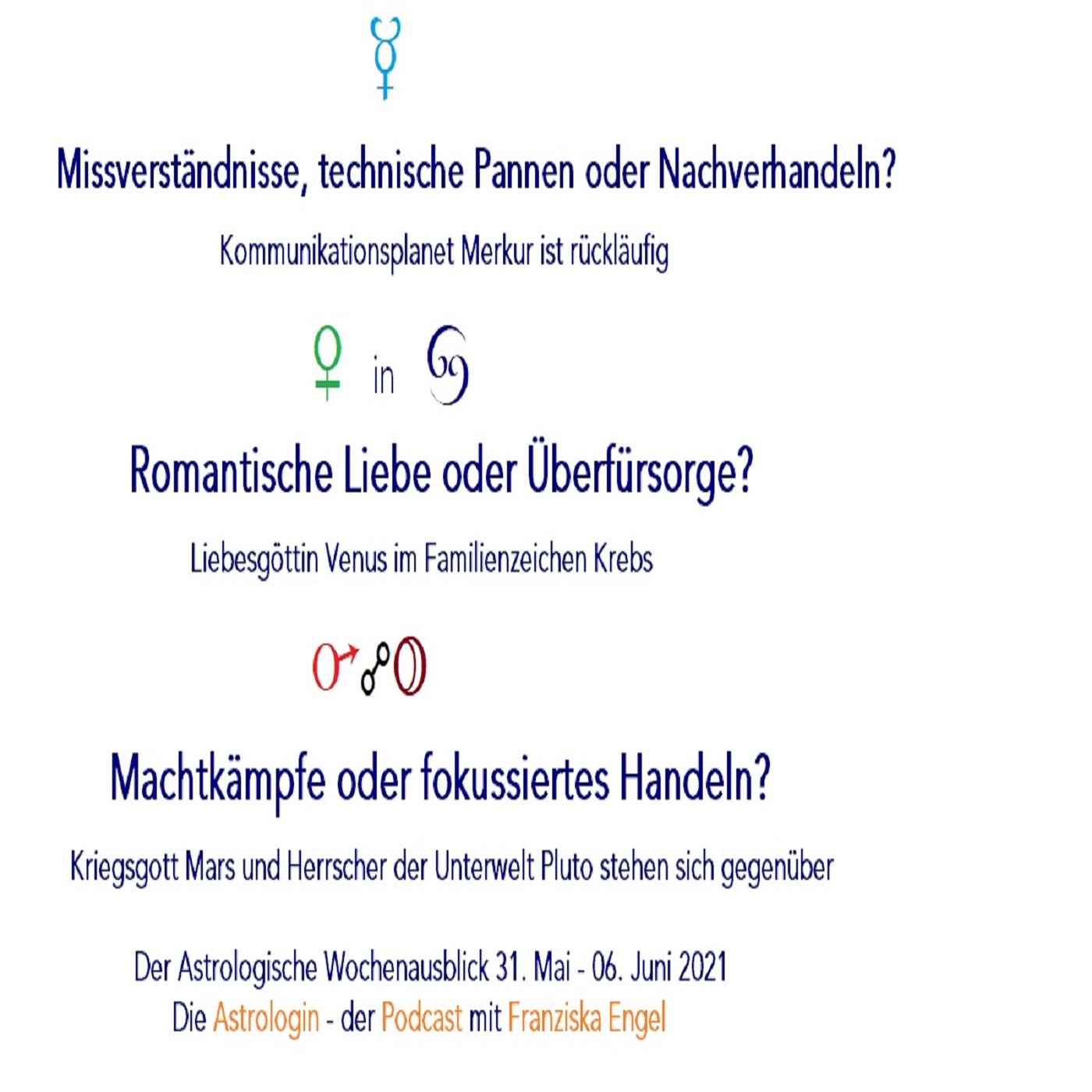Missverständnisse und technische Pannen, Romantik und Machtkampf oder Fokussierung?